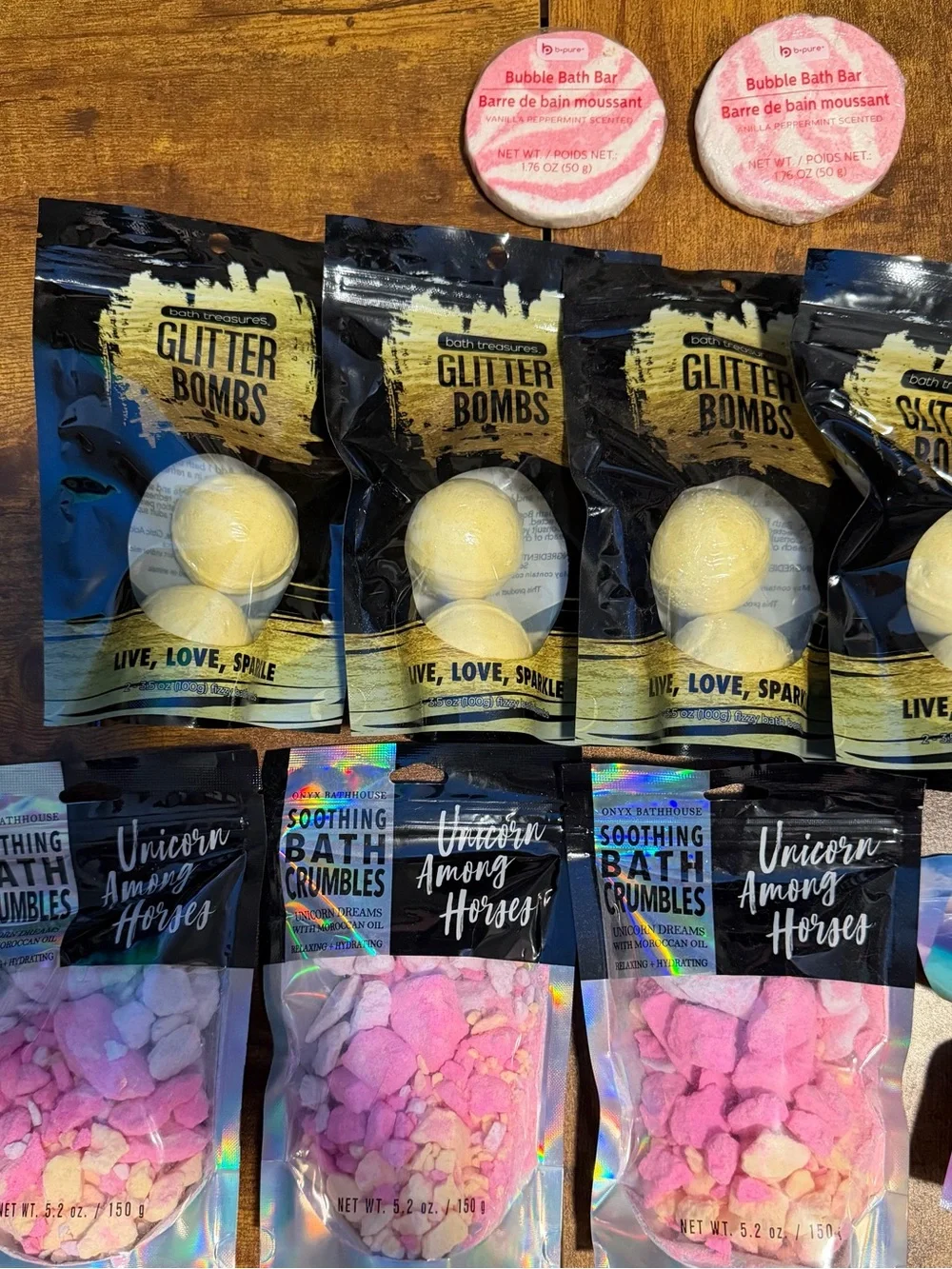 14 Packs - Bath Bombs, Bath Crumbles and Bubble Bars Bundle